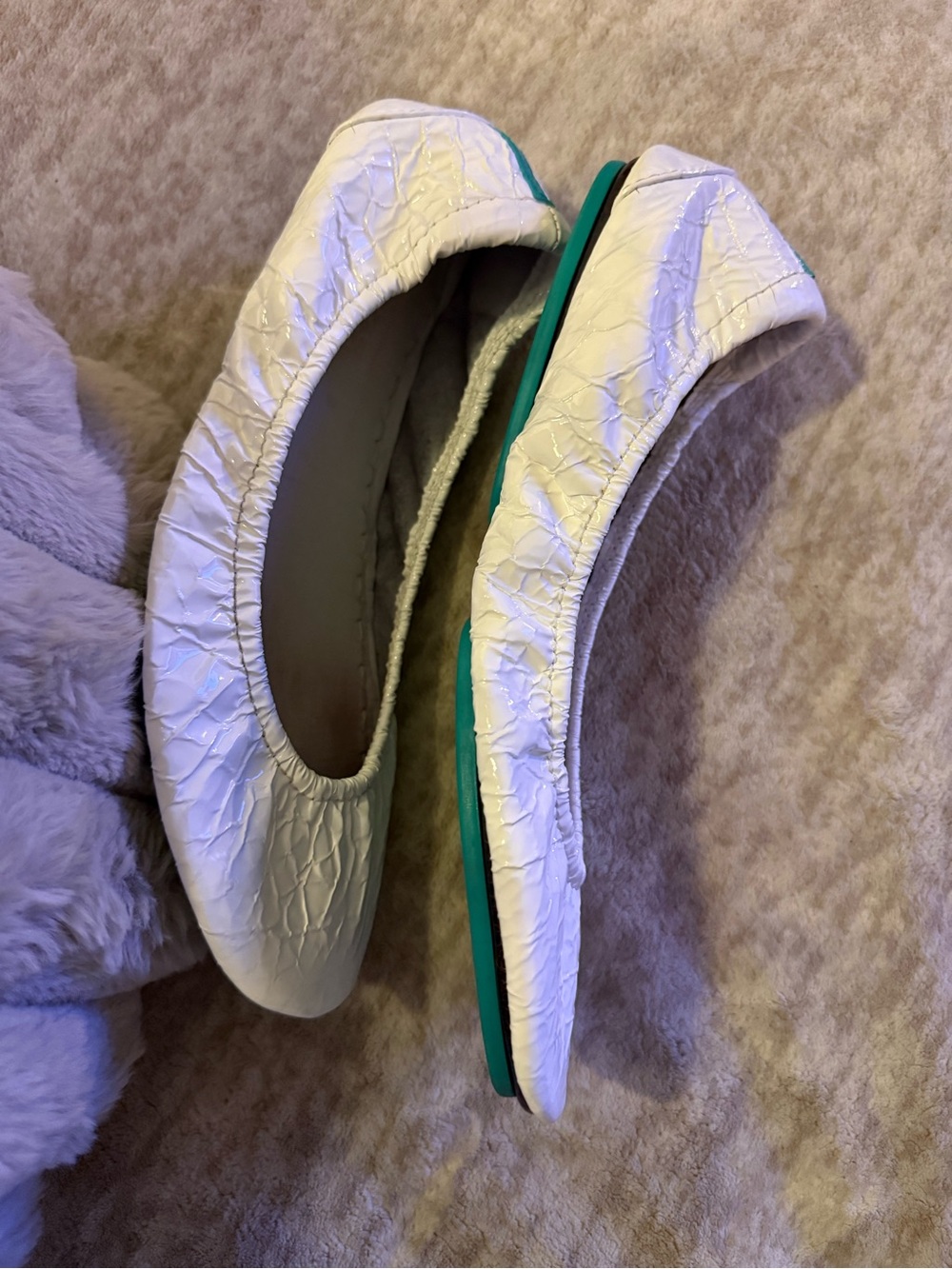 Diamond White Croc Tieks - Picture 5 of 6